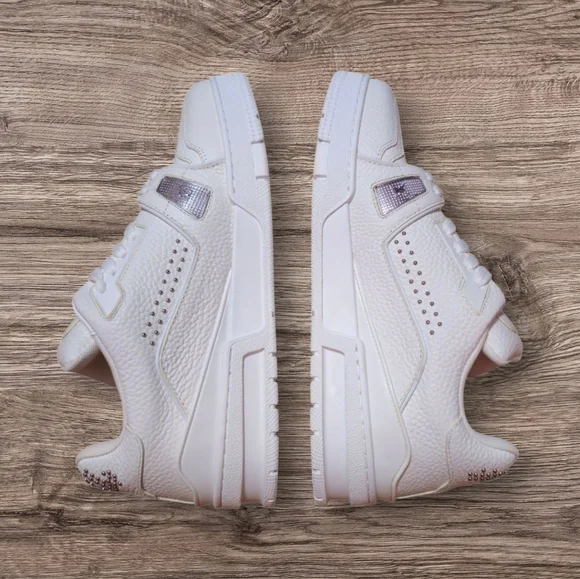 DS Louis Vuitton LV Trainer White Calf Leather - EU 42 (US 9) - 1ADDBY - Picture 2 of 6